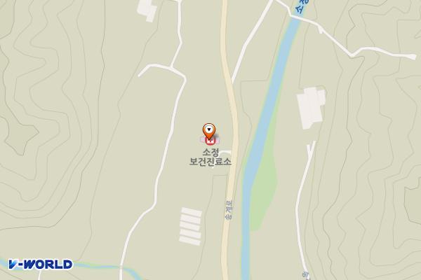 소정보건진료소 화장실 위치 지도 — 경상남도 거창군 북상면 송계로 1205, 소정보건진료소