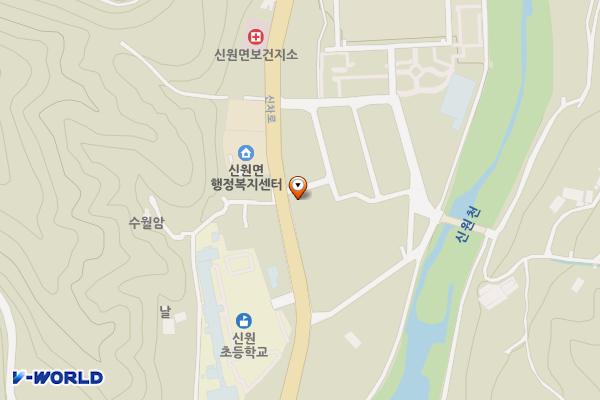 신원시장화장실 위치 지도 — 경상남도 거창군 신원면 과정리 173-21