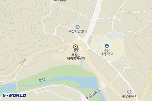 주상면사무소 위치 지도 — 경상남도 거창군 주상면 주곡로 655, 주상면사무소,주상보건지소