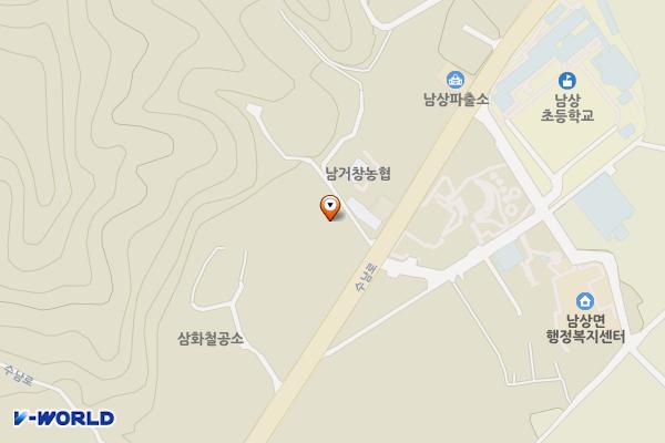 남상면보건지소 화장실 위치 지도 — 경상남도 거창군 남상면 수남로 1827, 남상면 보건지소