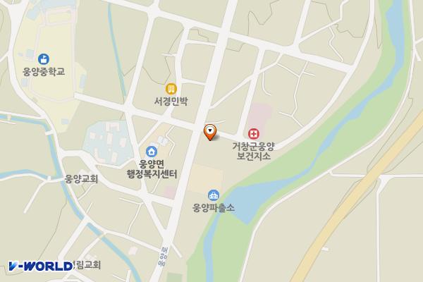 북부농협 웅양지점 화장실 위치 지도 — 경상남도 거창군 웅양면 웅양로 1436-1 (노현리, 북부농협웅양지소)