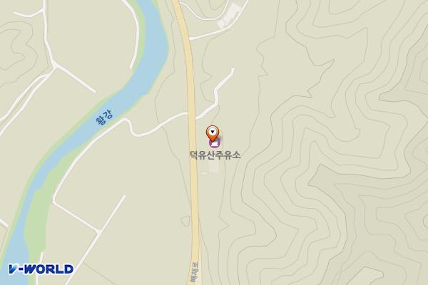 덕유산주유소화장실 위치 지도 — 경상남도 거창군 주상면 빼재로 1224