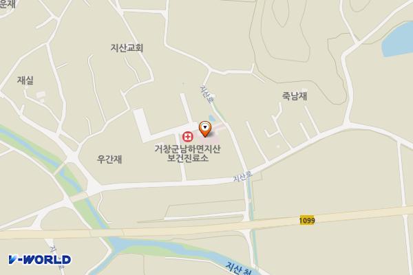 지산보건진료소 화장실 위치 지도 — 경상남도 거창군 남하면 지산로 735-15, 지산보건진료소