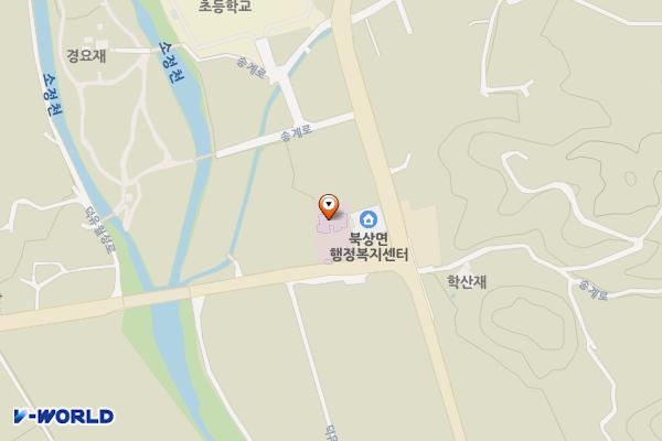 북상면보건지소 화장실 위치 지도 — 경상남도 거창군 북상면 덕유월성로 2313, 북상면보건지소