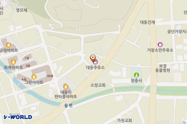 대동주유소 화장실 위치 지도 — 경상남도 거창군 거창읍 거열로 229