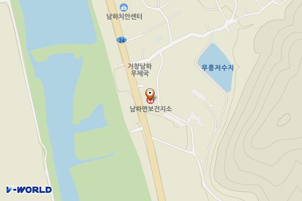 남하면보건지소 화장실 위치 지도 — 경상남도 거창군 남하면 무릉4길 19-27, 남하보건지소