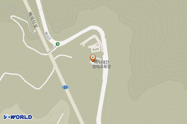 거창백두대간 생태교육장 화장실 위치 지도 — 경상남도 거창군 고제면 빼재로 2325 (개명리, 백두대간생태교육장)