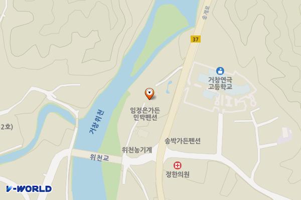 척수대화장실 위치 지도 — 경상남도 거창군 위천면 장기리 390