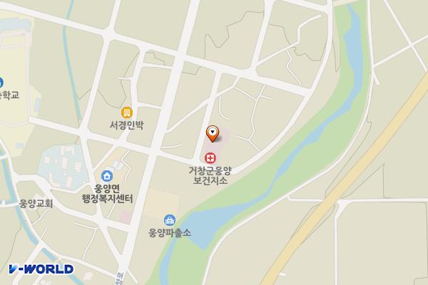 웅양면보건지소 화장실 위치 지도 — 경상남도 거창군 웅양면 원촌4길 14-9, 웅양면 보건지소