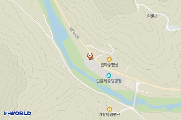 강선대화장실 위치 지도 — 경상남도 거창군 북상면 농산리 710-3