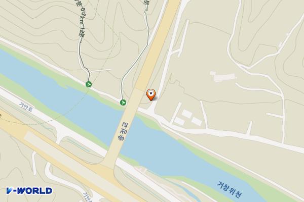 거열산성 군립공원 화장실 위치 지도 — 경상남도 거창군 거창읍 상림리 670-5