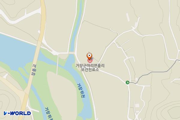 율리보건진료소 화장실 위치 지도 — 경상남도 거창군 마리면 풍계1길 41 (율리, 율리보건진료소)