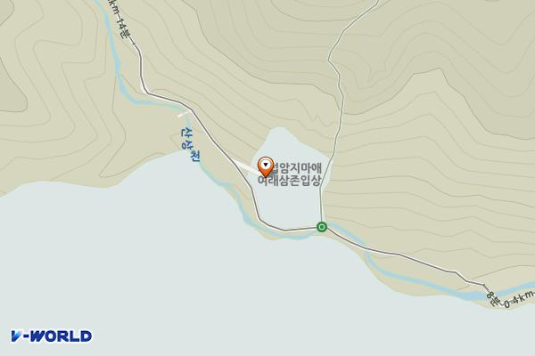 가섭암지화장실 위치 지도 — 경상남도 거창군 위천면 상천리 산65