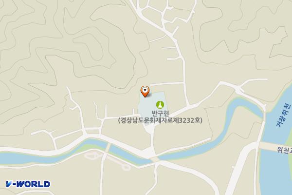 동계 종택 위치 지도 — 경상남도 위천면 강동1길 13
