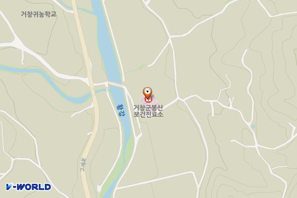 봉산보건진료소 화장실 위치 지도 — 경상남도 거창군 고제면 하구송길 33, 구송보건진료소