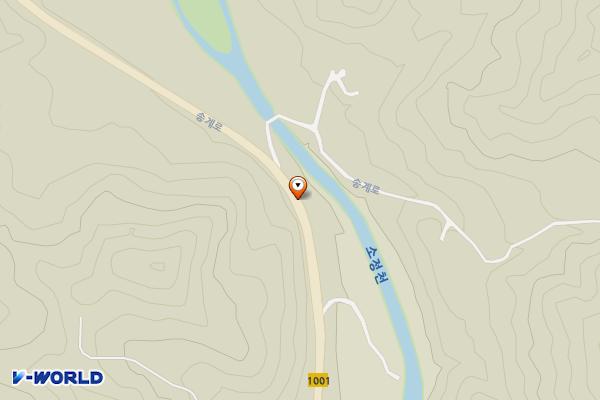 용암정화장실 위치 지도 — 경상남도 거창군 북상면 갈계리 1503-5