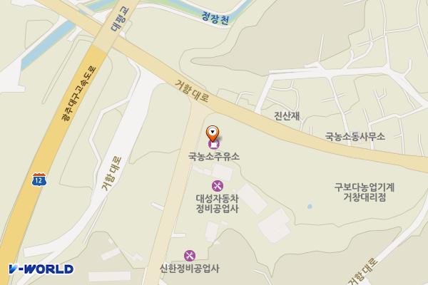 국농소주유소 화장실 위치 지도 — 경상남도 거창군 거창읍 밤티재로 1326