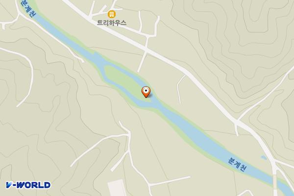 병곡숲화장실 위치 지도 — 경상남도 거창군 북상면 병곡리 27-3