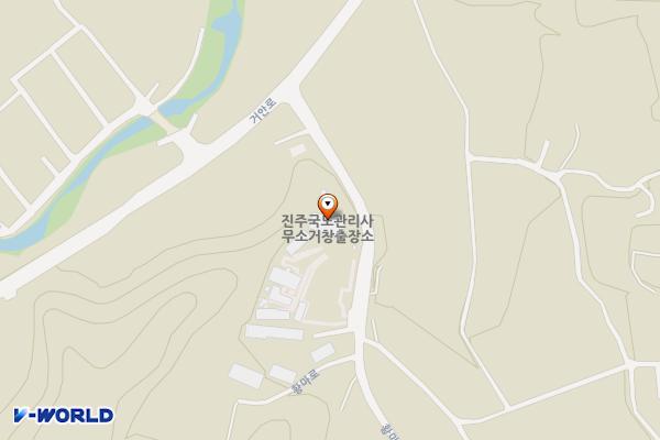 진주국토관리사무소 거창출장소 위치 지도 — 경상남도 거창군 마리면 황마로 1353, 진주국토관리사무소거창출장소