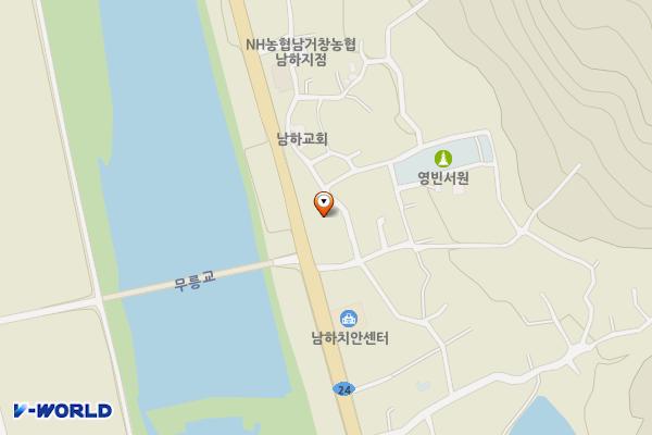 남하면종합복지회관 위치 지도 — 경상남도 거창군 남하면 영서로 73