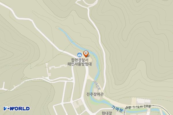 해인사소방서 위치 지도 — 경상남도 합천군 가야면 가야산로 1836