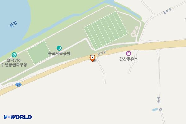 영전수변공원화장실 위치 지도 — 경상남도 합천군 율곡면 동부로 542