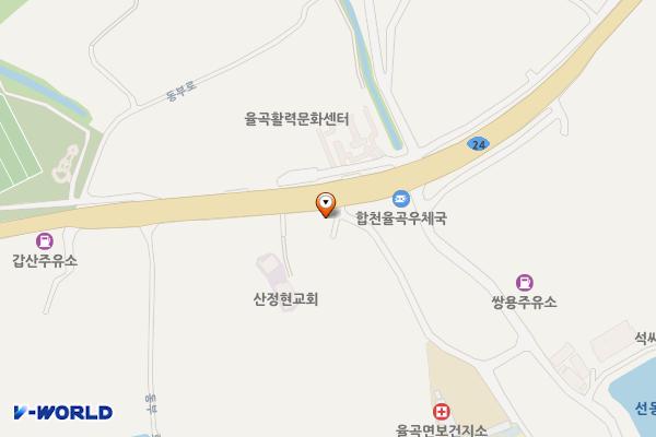 영전공동화장실 위치 지도 — 경상남도 합천군 율곡면 영전3길 2