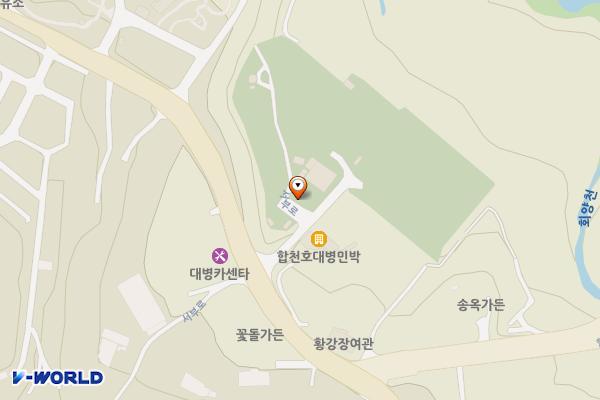 합천호식당옆화장실 위치 지도 — 경상남도 합천군 대병면 회양리 837