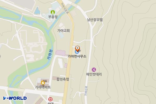 가야면사무소 위치 지도 — 경상남도 합천군 가야면 가야시장로 92