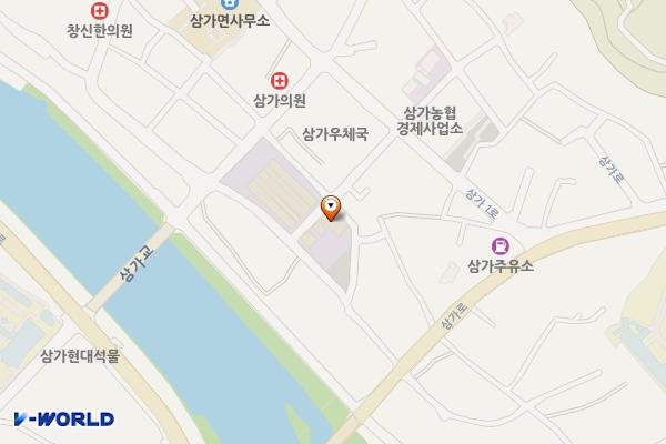 삼가시장화장실 위치 지도 — 경상남도 합천군 삼가면 일부5길 2