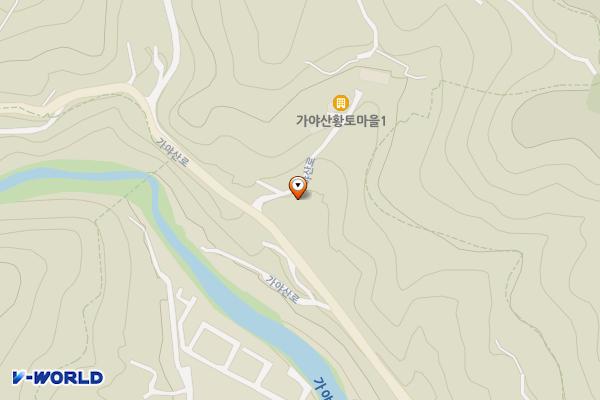해인식당 위치 지도 — 경상남도 합천군 가야면 가야산로 1340