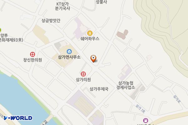 합천새남부농협본점 위치 지도 — 경상남도 합천군 삼가면 삼가중앙길 31