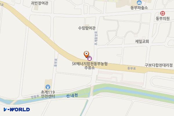 합천동부농협주유소 위치 지도 — 경상남도 합천군 초계면  동부로 1155
