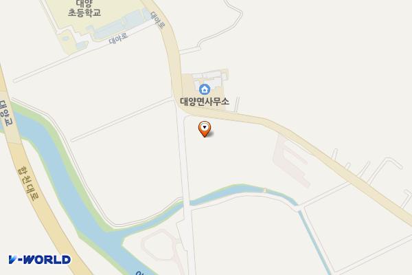 대양면복지회관 위치 지도 — 경상남도 합천군 대양면 대한로 6