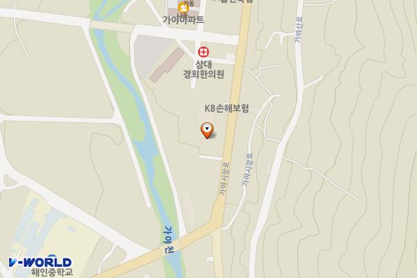 황산시장화장실 위치 지도 — 경상남도 합천군 가야면 가야시장로 61-4