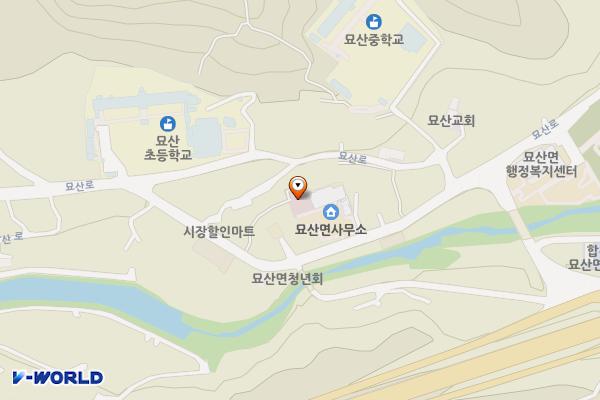 묘산보건지소 화장실 위치 지도 — 경상남도 합천군 묘산면 묘산로 173