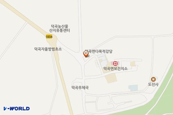 합천동부농협 덕곡지점 위치 지도 — 경상남도 합천군 덕곡면 율지2길 1