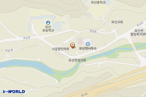 묘산치안센터 화장실 위치 지도 — 경상남도 합천군 묘산면 묘산로 167-1