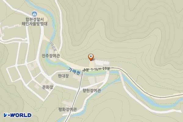 해인파출소 위치 지도 — 경상남도 합천군 가야면 가야산로 1810
