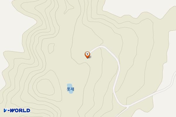 내천못재화장실 위치 지도 — 경상남도 합천군 율곡면 내천2길 23-63
