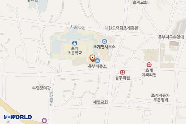 동부지구대 위치 지도 — 경상남도 합천군 초계면 초계중앙로 43