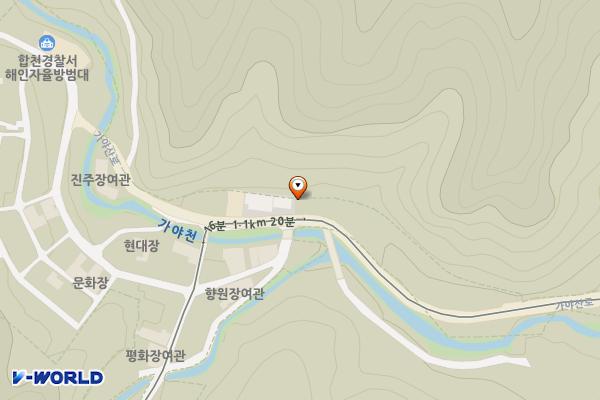 해인사터미널주차장화장실 위치 지도 — 경상남도 합천군 가야면 가야산로 1804