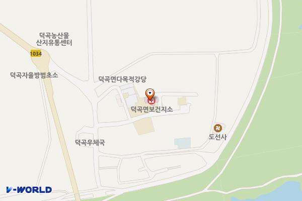 덕곡보건지소 위치 지도 — 경상남도 합천군 덕곡면 율지2길 13-5