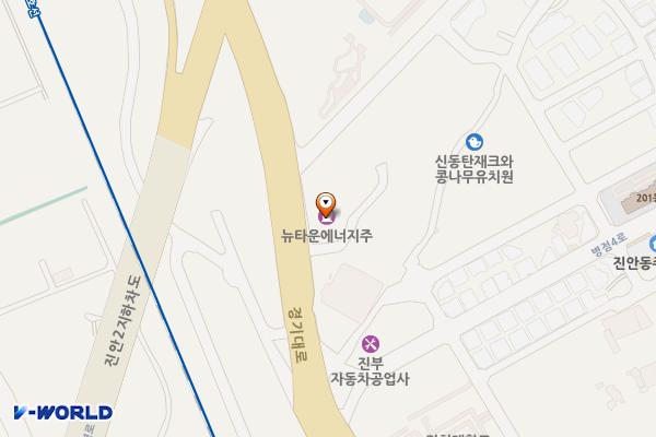 활주로 주유소 위치 지도 — 경기도 화성시 병점구 경기대로 1106 (진안동)