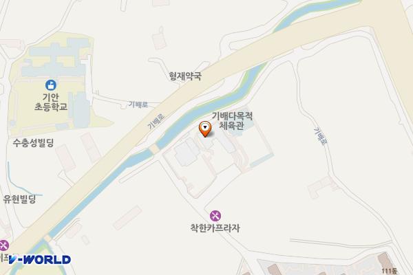 기배동주민센터 지하2층 위치 지도 — 경기도 화성시 효행구 기안남로 62 (기안동, 기배동주민센터)