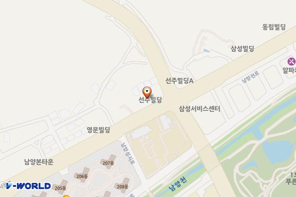 선주빌딩 위치 지도 — 경기도 화성시 만세구 남양읍 남양성지로 199 (남양리)