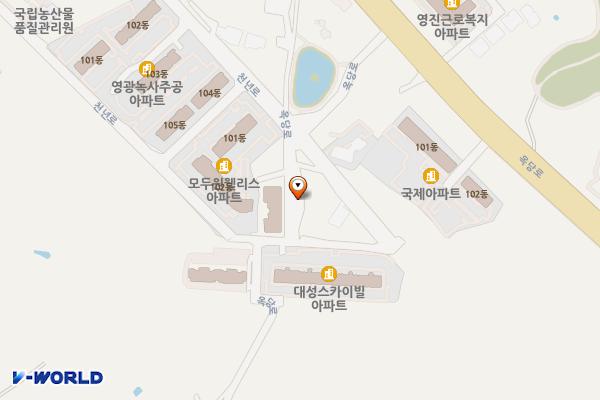 대성아파트 앞 포켓주차장 위치 지도 — 전라남도 영광군 영광읍 녹사리 139-1