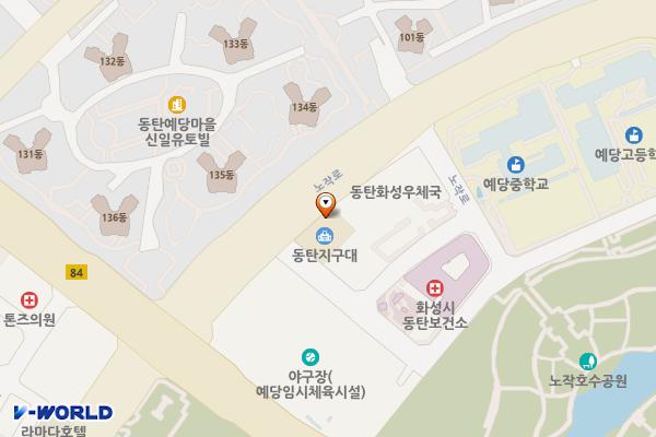 동탄파출소 위치 지도 — 경기도 화성시 동탄구 노작로 226-1