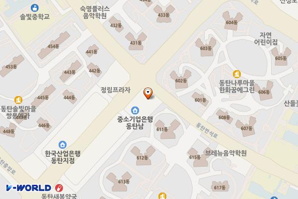 계림개발 위치 지도 — 경기도 화성시 동탄구 동탄솔빛로 68 (반송동, 계림개발)