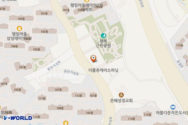 플라리온스퀘어 A 위치 지도 — 경기도 화성시 병점구 동탄지성로 314 (반월동, 폴라리온스퀘어)